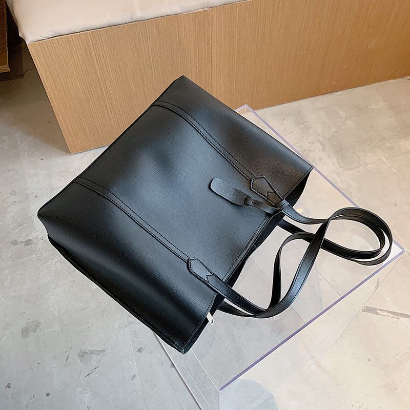 Retro Large-Capacity Tote Bag – Chic, Practical & Ready for Everyday