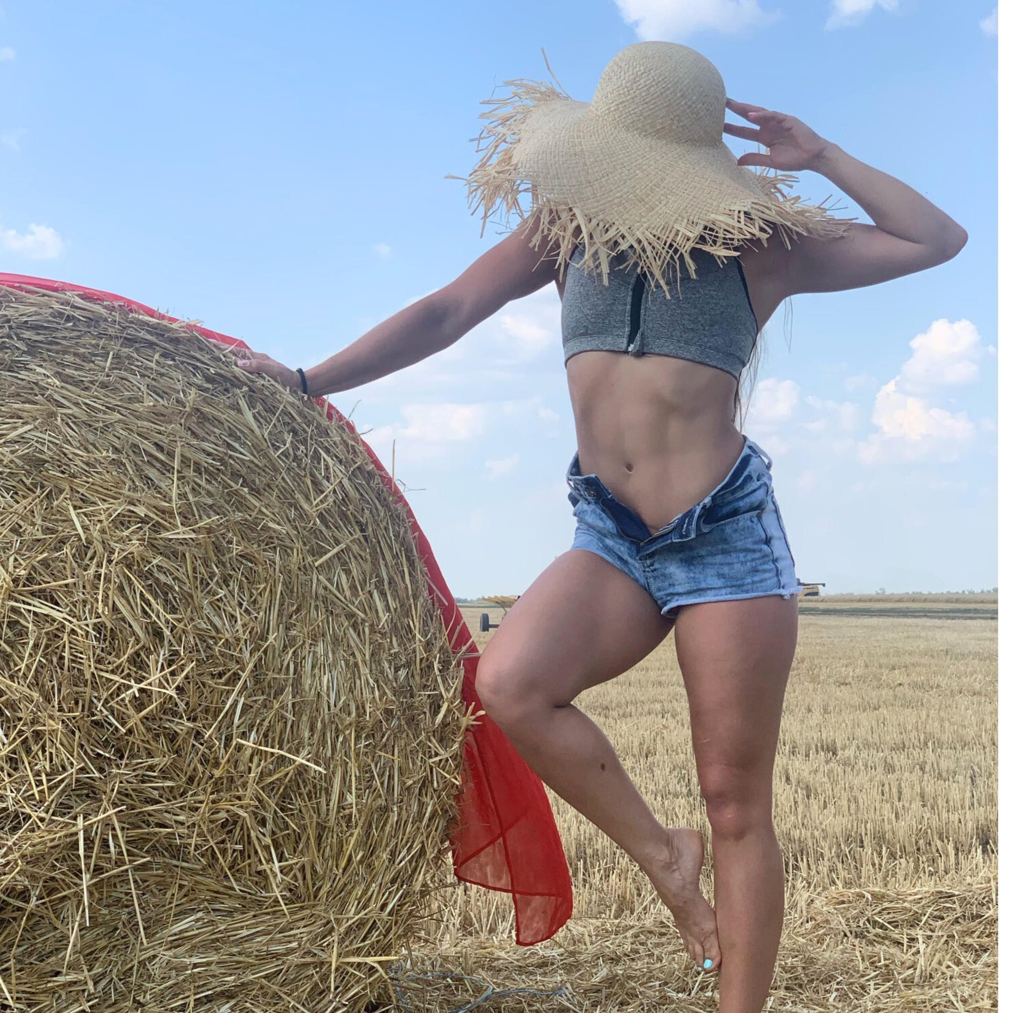 Handmade Wide Brim Straw Hat - Natural Raffia Sun Cap for Women - Oversized Beach Hat for Summer Vacations